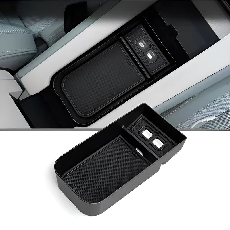 Center armrest storage box for polestar 4