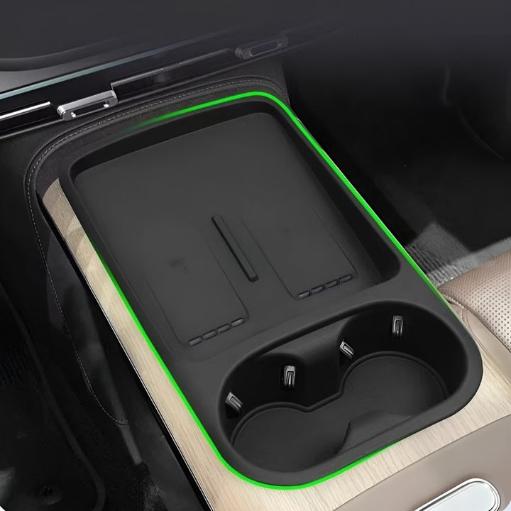 Center console wireless charging coaster for Smart #5