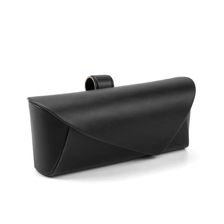 Suede and Leather Eyeglass Case